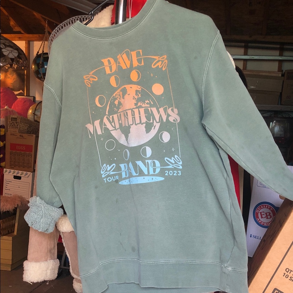Olive DMB Crewneck Sweatshirt - Tour 2023